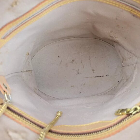 LOUIS VUITTON BUCKET PM Shoulder Tote Bag Monogram Leather Brown M42238 32YF410 - Picture 10 of 14